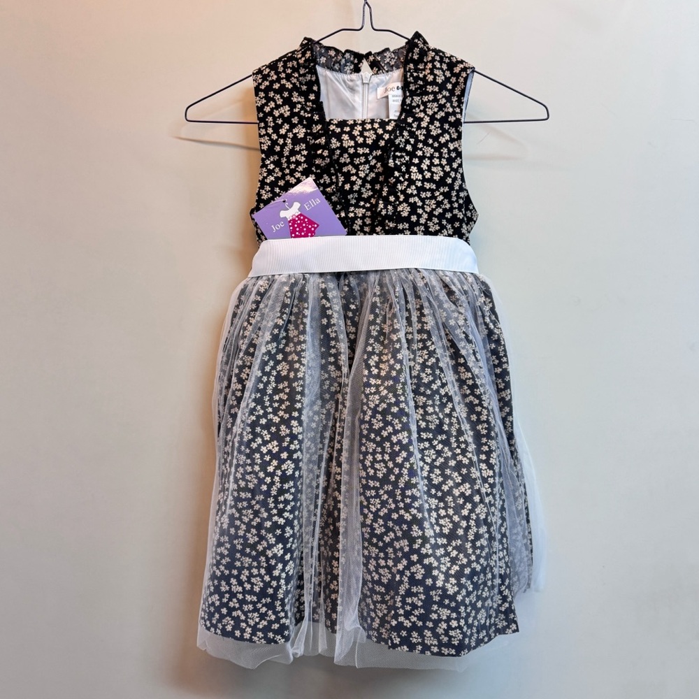 NWT Joe Ella little girl floral Dress Size 4